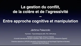 Webinar AFTCC "Gestion du conflit, de la colère et de l'agressivité"