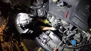 2014 Mercedes E350 thermostat replacement.