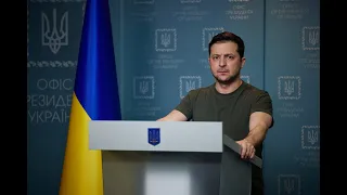 07 день війни. Звернення Президента України Володимира Зеленського до українців