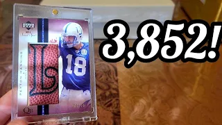 🏈 CHUNKY "L" Game-Used Peyton Ball Relic Card Pickup!! #3,852