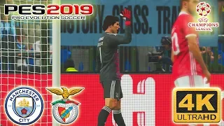 PES 2019 | Manchester City vs Benfica | UEFA Champion League | PC GamePlaySSS