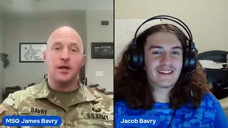 Son Interviews Father who is in the army