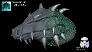 ZBrush to Maya to ZBrush - Retopology and UVing with Quad Draw