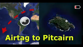 Airtag to the most remote place in the world: Adamstown on Pitcairn Island.