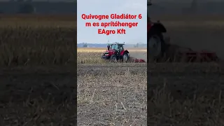 Quivogne Gladiátor 6 m es aprito henger naponta több mint 100 ha. EAgro Kft