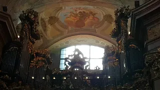 Toccata and Fugue in D minor  by Johann Sebastian Bach performed on the organ at Peterskirche Vienna