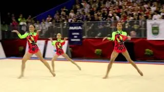 FIG Acro World Cup 2013 Maia - RUS W3 Sen Balance - Ismalova, Galautdinova Goriach