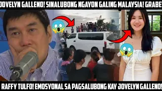 JOVELYN GALLENO! BIGLAANG SINALUBONG NG MGA KABABAYAN!  RAFFY TULFO EMOSYONAL SA PAGBABALIK NYA!