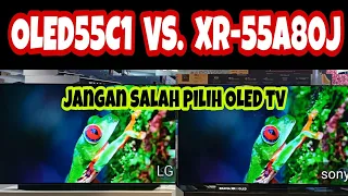 COMPARISON LG OLED55C1 VS Sony XR-55A80J