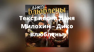 Даня Милохин & Николай Басков – Дико влюблены ( Текст , премьера 2021 )