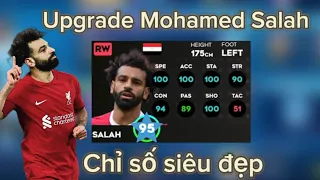 DLS 24 | Upgrade maximum Mohamed Salah | Nâng cấp full chỉ số Mohamed Salah siêu đẹp