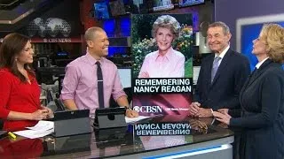 Peggy Noon and Bill Plante remember Nancy Reagan