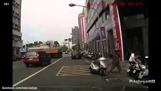 Scooter Crash Scooter Crash Compilation Driving in Asia 2015 Part 9