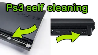 How to use the ps3 self cleaning