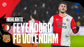 ESCAPED in ADDED TIME! 😮‍💨 | Highlights Feyenoord - FC Volendam | Eredivisie 2023-2024