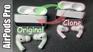 Как отличить Apple AirPods Pro от точной копии (100% работает) / original vs clone