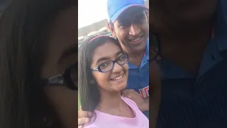 Anushka sen with Ms dhoni new status 😘💫💫🥰🥰 #shorts #anushkasen #msdhoni #cricket