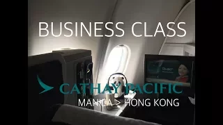 [Cathay Pacific] Business Class from Manila
