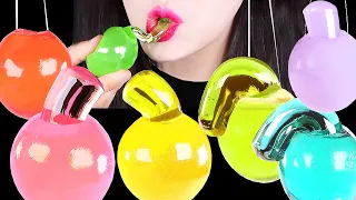 ASMR GELATIN BUBBLE HONEY JELLY, 얼린 젤라틴 풍선 꿀젤리 먹방! FROZEN EDIBLE BALLOONS, 먹는 풍선, 풍선 꿀젤리 먹방 MUKBANG