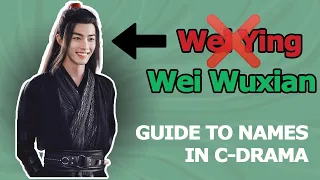 Why Wei Wuxian Has 4 Different Names & Guide to Names and Nicknames | Chinese Culture in C-Drama #1