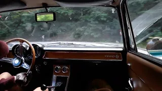 Driving my 1968 Alfa Romeo 1750 GTV on the hills 1