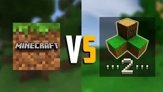 Minecraft PE VS SurvivalCraft 2