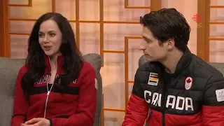 Tessa Virtue & Scott Moir Canadian Interview | LIVE 2-20-18