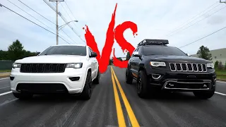 RACING MY 3.6L V6 JEEP VS 3.0L DIESEL JEEP....  WHICH ONE IS FASTER??