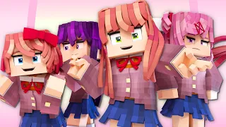 "Doki Doki Forever" | DDLC Minecraft Animation Music Video [Song by @OR3O_xd]