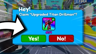 🤯 OMG!! 🔥 TRY *UPGRADED TITAN DRILLMAN* For FREE!! ☠️ Toilet Tower Defense | EP 70 Part 3 (Roblox)