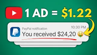 Earn $1.22 PER AD Watched - Make Money Online