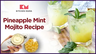 Pineapple Mint Mojito Recipe #shorts