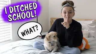 24 HOURS OF DITCHING SCHOOL! | Kayla Davis