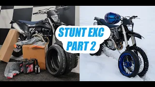 KTM exc-f 450 - stunt build part 2