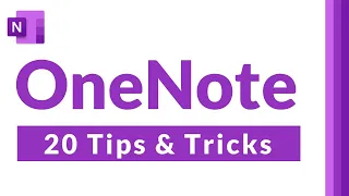 Top 20 Microsoft OneNote Tips and Tricks | How to use OneNote effectively & be more organized