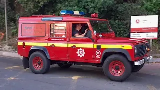 KFRS landrover turning into Faversham fire station