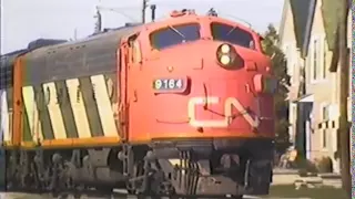 1986 F-Unit's & Cabrides on the Nanticoke - CN 9100's