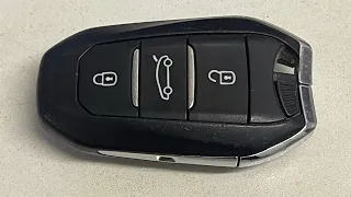 Peugeot 308 Key Battery Change and Emergency Key Location