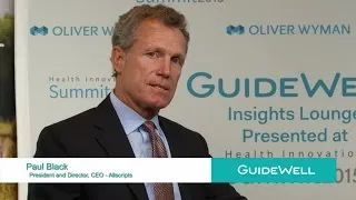 GuideWell Insights Lounge: OWHIC 2015 Paul Black / Allscripts