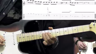 Gary Moore - The Sky Is Crying Part1 - Blues Guitar Lesson (w/Tabs)