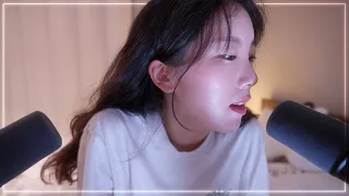 ASMR Close Up Whisper Tingly Trigger Words for Sleep 🌙  잠이 오는 단어 반복 + 가까이 위스퍼링