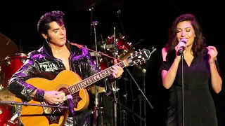 Stephanie Z and Dean Z perform Can't Help Falling In Love 2019 Tupelo Elvis Festival