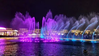 Шоу фонтанов в парке Tashkent City