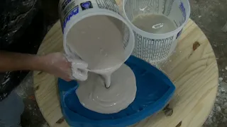 Plaster Tips: Hydrocal mixing