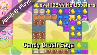 Candy Crush Saga Level 13844 No Boosters