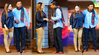 Fareeha khan With Rashid Kamal & Tasleem Abbas | New Best Comedy Punjabi Stage Drama Clip 2021