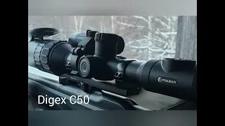 Pulsar Digex C50 охота на кабана в морозную погоду, -24°С