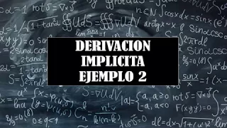 Derivacion Implicita Ejemplo 2