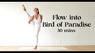 Flow into Bird of Paradise | Yoga with Katrina