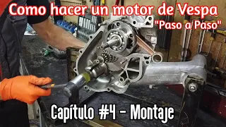 Como hacer un motor de Vespa paso a paso - Capítulo #4 | Cerramos el motor